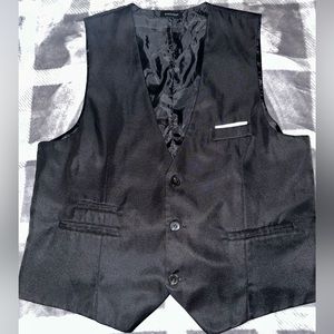Dikage Black Suit Vest Mens Size Large